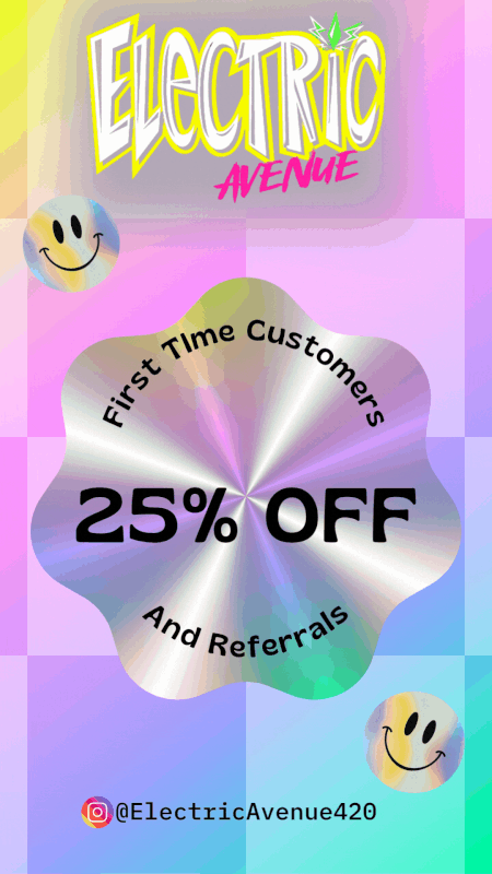 First-time customers, 25% off, and referrals discount image.