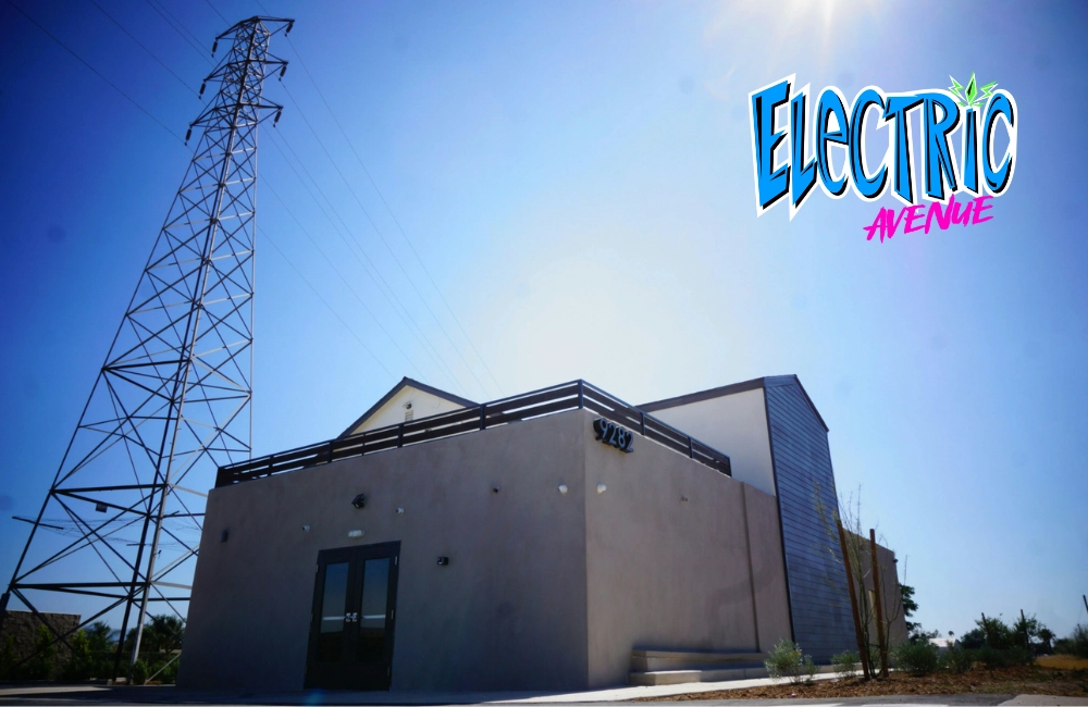 Exterior shot of Electric Avenue's location.