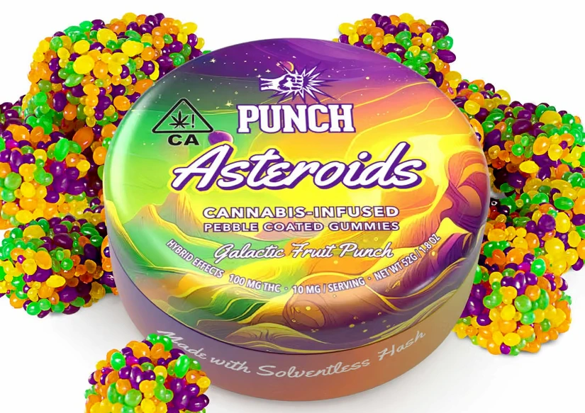 Punch Edibles Asteroids.