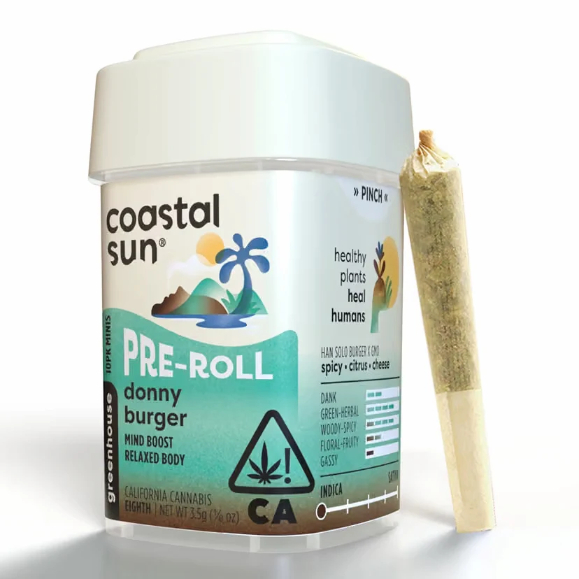 Coastal Sun Donny Burger Pre-Rolls.